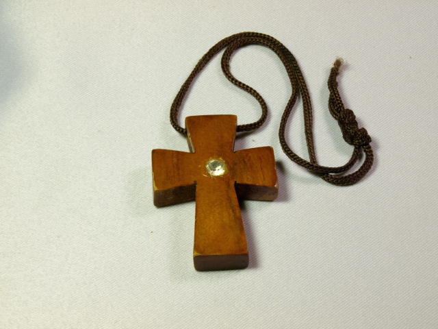 Wood Cross Pendant