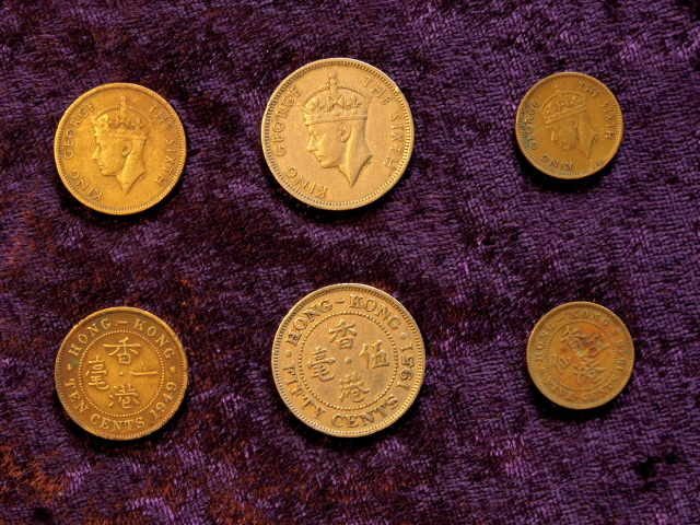 HK cent coins