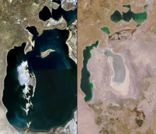 Aral Sea 1989-2009