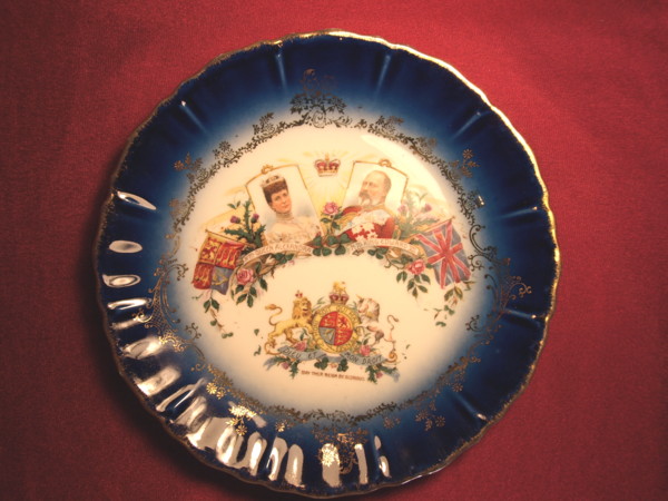 King Edward VII souvenir plate