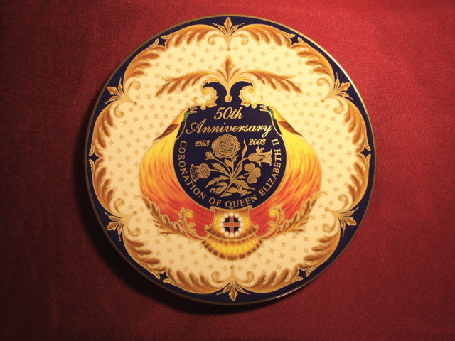 coronation plate, 2003
