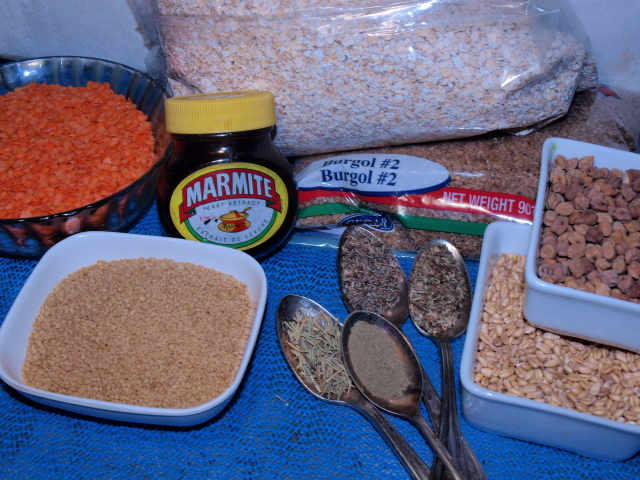ingredient grains and seasonings