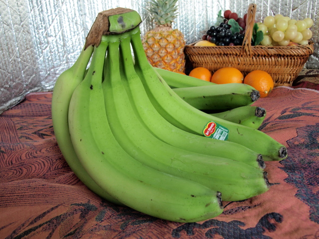 green bananas